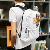 All-over print backpack
Stylish printed backpack
Custom all-over print backpack
White back backpack
Unique printed backpack
Back view of white all-over print backpack
Modern print backpack
All-over design backpack 