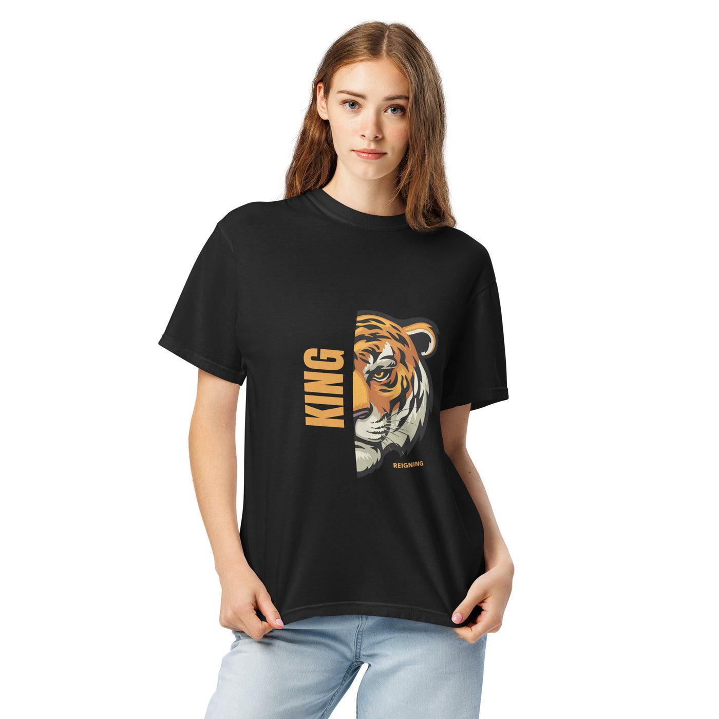 Black heavyweight t-shirt 
Unisex black tee
Garment-dyed black t-shirt
Heavyweight black unisex tee
Classic unisex black t-shirt 
Minimalist black tee for men and women – heavyweight style
Premium black t-shirt 
Unisex heavyweight t-shirt